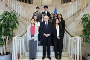 Ambassador Romualdez with the 2025 IMPACT cohort.